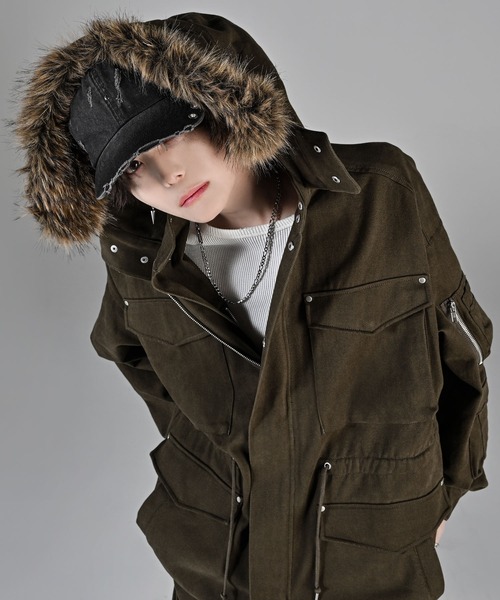 ADRER（アドラー）の「M-65 Mods coat / M-65 モッズコート（モッズコート・メンズ・チャコールグレー/ブラック/カーキ・XS/S/M/L）」の10枚目の写真