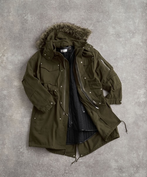 ADRER（アドラー）の「M-65 Mods coat / M-65 モッズコート（モッズコート・メンズ・チャコールグレー/ブラック/カーキ・XS/S/M/L）」の9枚目の写真