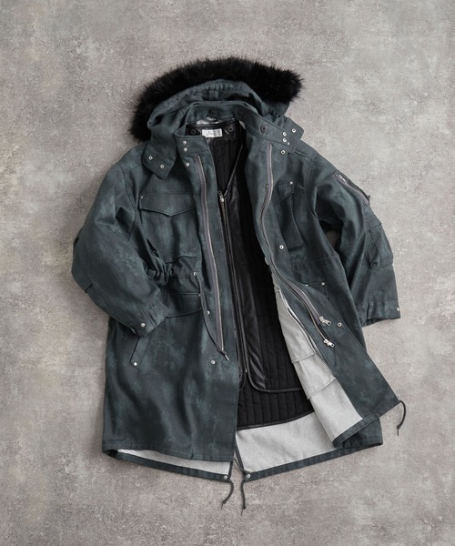 ADRER（アドラー）の「M-65 Mods coat / M-65 モッズコート（モッズコート・メンズ・チャコールグレー/ブラック/カーキ・XS/S/M/L）」の11枚目の写真