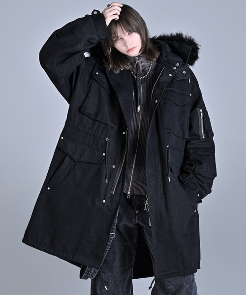 ADRER（アドラー）の「M-65 Mods coat / M-65 モッズコート（モッズコート・メンズ・チャコールグレー/ブラック/カーキ・XS/S/M/L）」の14枚目の写真