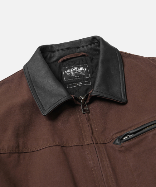 HEAVY CANVAS DESTROYED WORK JACKET _ BROWN（その他アウター