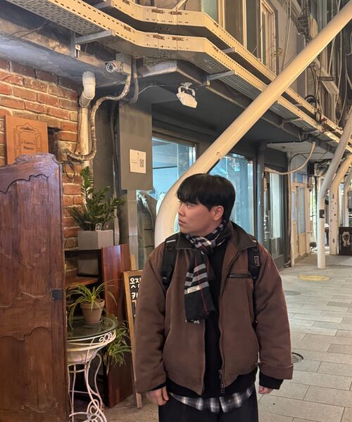 HEAVY CANVAS DESTROYED WORK JACKET _ BROWN（その他アウター