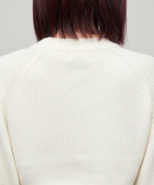 MUSINSA STANDARD WOMAN（ムシンサスタンダードウーマン）の「ウィメンズボレロニットトップ[クリーム]（ニット/セーター・レディース・その他・SMALL/MEDIUM）」の4枚目の写真
