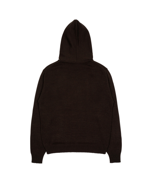 THECOLDESTMOMENT(ザコールデストモーメント)の「TCM starfish logo knit hoodie (brown)(ニット/セーター・レディース・その他・SMALL/MEDIUM/LARGE)」の3枚目の写真