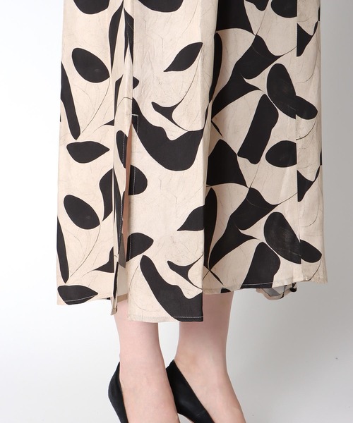 Jines（ジネス）の「プリントノースリワンピース（ワンピース・レディース・ベージュ・38）」の17枚目の写真