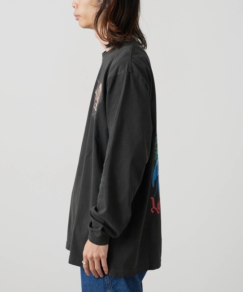 LONELY/論理（ロンリー）の「LONELY(論理)/ロンリー"ORIENTAL龍" HEAVY OZ LONG SLEEVE 6.6OZ ベビーウェイト ロンT（Tシャツ/カットソー・メンズ・ホワイト/ブラック・L/XL/XXL）」の10枚目の写真