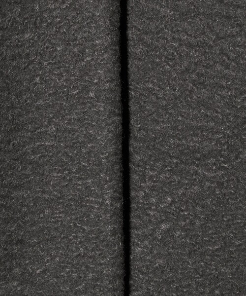 A DAY IN THE LIFE UNITED ARROWS(アデイインザライフユナイテッドアローズ)の「ブークレ メルトン キーネックコート <A DAY IN THE LIFE>(その他アウター・レディース・ダークグレー/ライム/ブラック/ナチュラル・FREE)」の13枚目の写真