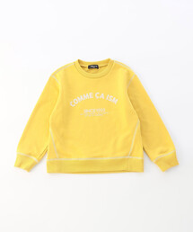 COMME CA ISM（コムサイズム）の「“にっぽんの色” 3本針ステッチ ロゴトレーナー（スウェット）」