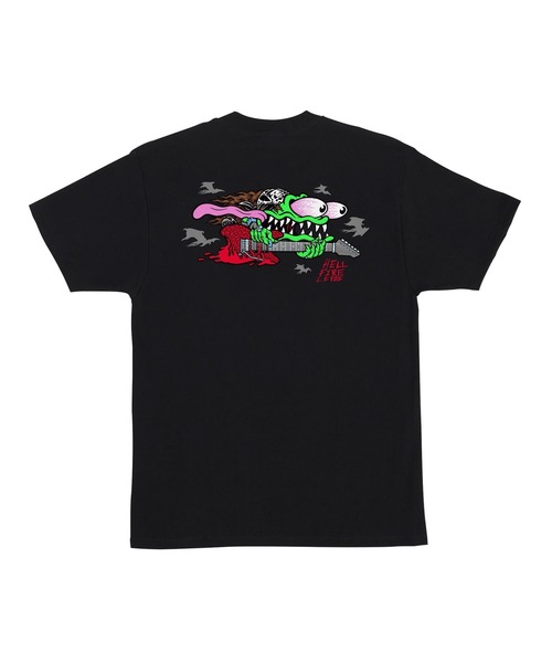 SANTA CRUZ(サンタクルーズ)の「SANTACRUZ/サンタクルーズ 半袖Tシャツ ストレンジャーシングス ST S/S-T EDDIE SLASHER 510255402(Tシャツ/カットソー・メンズ・ブラック/ダークブルー・XL/M/L)」の7枚目の写真