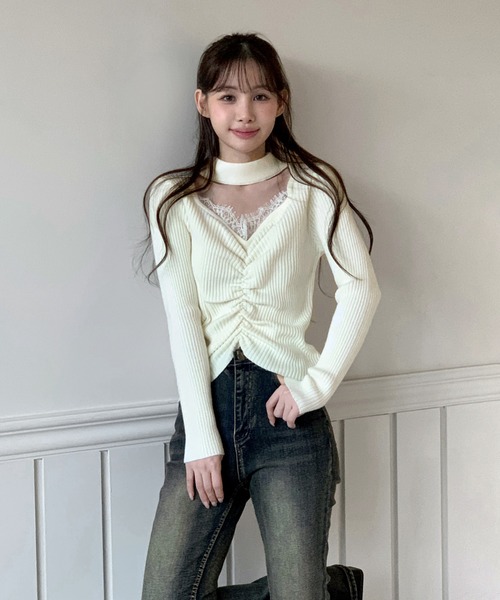 by muni:r(バイ ムニール)の「【着用動画あり・3色展開・身長別】ウォッシングブーツカットデニムパンツ(デニムパンツ・レディース・ブルー系その他/ブラウン/ブルー・S-Short/S-Regular/M-Short/M-Regular)」の21枚目の写真