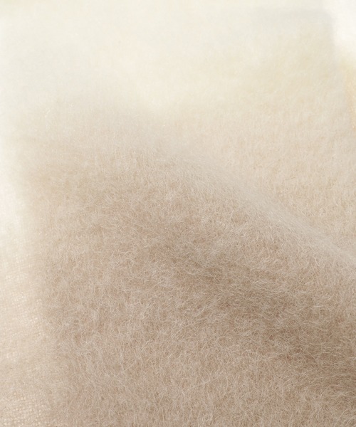 Acne Studios(アクネストゥディオズ)の「Vally Dip Dye(マフラー・レディース・ライトベージュ/ダークグレー・ONE SIZE)」の7枚目の写真