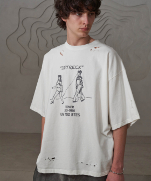 TENER(テネル)の「男・女救済T(ホワイト)(Tシャツ/カットソー・メンズ・その他・FREE)」の1枚目の写真