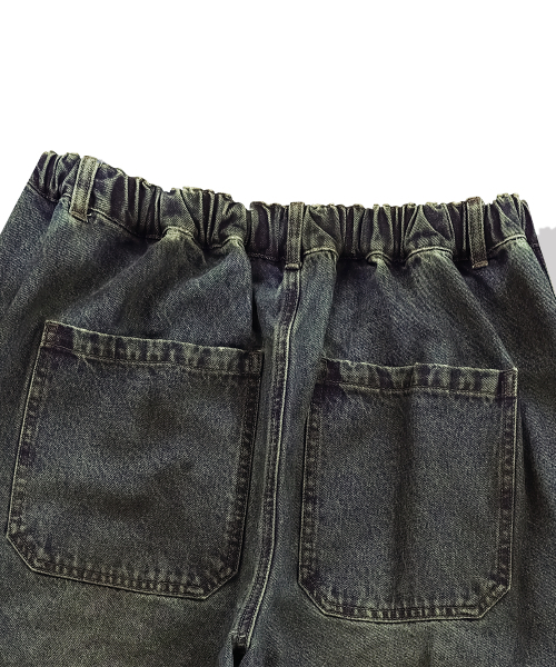 NOT4NERD（ノットフォーナード）の「Camo Layered Destroyed Denim Pants - Deep Blue（デニムパンツ・レディース・その他・MEDIUM/LARGE/X-LARGE）」の13枚目の写真