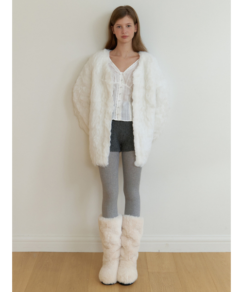 RE_L(リエル)の「Bluff fur cardigan (ivory)(カーディガン/ボレロ・レディース・その他・FREE)」の3枚目の写真