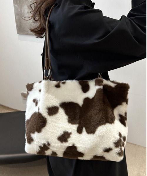 Port / ポート 】 フェイクファー アニマル柄 バッグ #_（トートバッグ