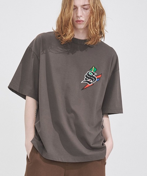 SeeSew（シーソー）の「【UNISEX】KOKOPELI WAPPEN TEE/ココペリワッペンTシャツ（Tシャツ/カットソー・メンズ・ホワイト/チャコールグレー・L/M）」の10枚目の写真