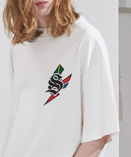 SeeSew（シーソー）の「【UNISEX】KOKOPELI WAPPEN TEE/ココペリワッペンTシャツ（Tシャツ/カットソー・メンズ・ホワイト/チャコールグレー・L/M）」の15枚目の写真