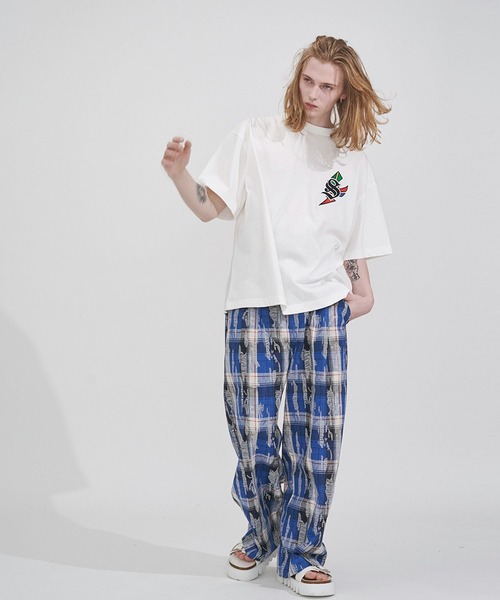 SeeSew（シーソー）の「【UNISEX】KOKOPELI WAPPEN TEE/ココペリワッペンTシャツ（Tシャツ/カットソー・メンズ・ホワイト/チャコールグレー・L/M）」の19枚目の写真