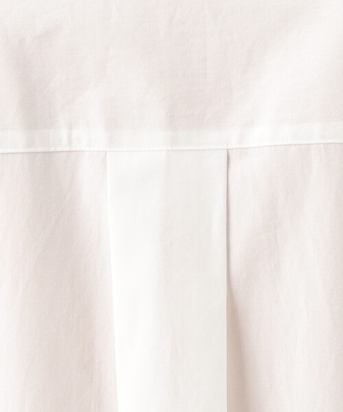 COMME CA(コムサ)の「〔 TALLサイズ 〕【ブライトリーセットアップ】オーガニックタイプライター シャツ(シャツ/ブラウス・レディース・ホワイト・15号/13号)」の16枚目の写真