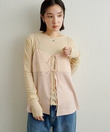 Omekashi | サテンリボンキャミソール(キャミソール)