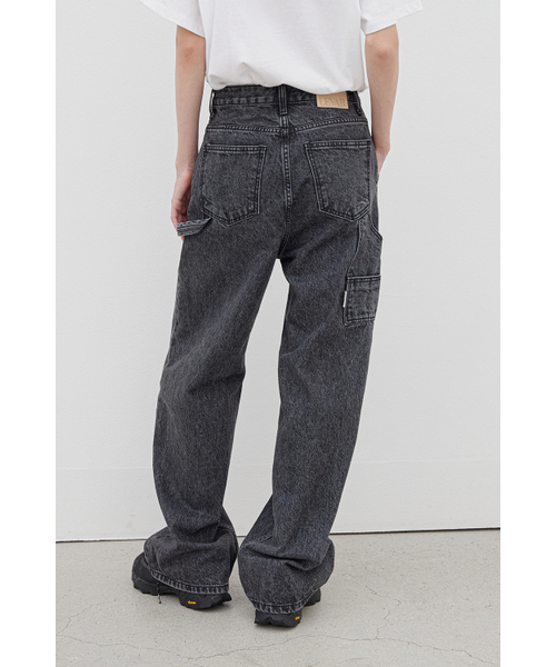 LEVAR（レバー）の「Relaxed Carpenter Denim - Washed Grey（デニムパンツ・レディース・その他・SMALL/MEDIUM/LARGE）」の4枚目の写真