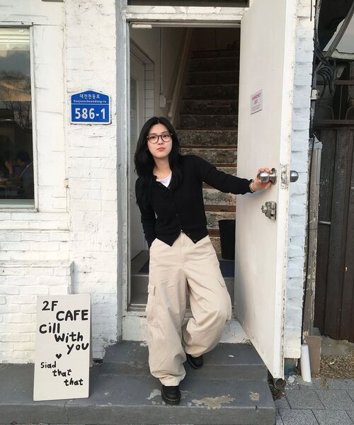 COSTUME O’CLOCK(コスチュームオクロック)の「コットンウォッシュドバルーンカーゴパンツブラック COOSPT244BLACK(その他パンツ・メンズ・その他・28/30/32/34/26)」の6枚目の写真