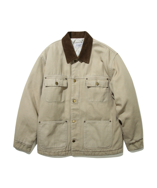 URBANSTOFF(アーバンストッフ)の「ヴィンテージウォッシュドワークジャケット (ベージュ)(デニムジャケット・レディース・その他・MEDIUM/LARGE)」の2枚目の写真