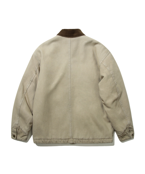 URBANSTOFF(アーバンストッフ)の「ヴィンテージウォッシュドワークジャケット (ベージュ)(デニムジャケット・レディース・その他・MEDIUM/LARGE)」の3枚目の写真
