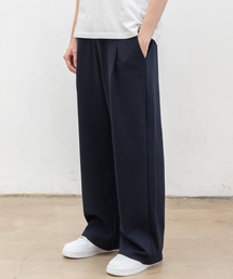 CHAMBROS（チャンブロス）の「ポイントロゴピンタックワイドスウェットパンツ[ネイビー]（スウェットパンツ）」