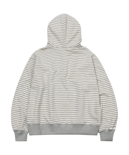 S'EST(エスイーエスティー)の「Stripe Logo Hoodie Zip Up Gray(パーカー・メンズ・その他・LARGE/SMALL/MEDIUM)」の2枚目の写真