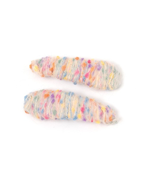 niko and...（ニコアンド）の「ニット2SETヘアピン（ヘアピン・レディース・ブラック/ホワイト/グリーン・0）」の2枚目の写真