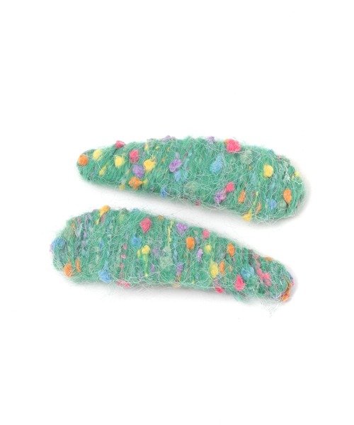 niko and...（ニコアンド）の「ニット2SETヘアピン（ヘアピン・レディース・ブラック/ホワイト/グリーン・0）」の3枚目の写真