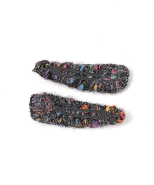 niko and...（ニコアンド）の「ニット2SETヘアピン（ヘアピン・レディース・ブラック/ホワイト/グリーン・0）」の4枚目の写真