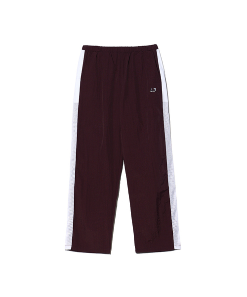 LMN3011(エルエムエヌ3011)の「サイドメッシュナイロンパンツ-ワイン(その他パンツ・メンズ・ワイン・MEDIUM/LARGE/X-LARGE)」の1枚目の写真