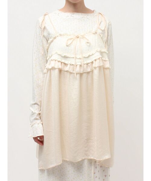 merry jenny(メリージェニー)の「サテンリボンキャミチュニック(その他トップス・レディース・ラベンダー/アイボリー・FREE)」の19枚目の写真