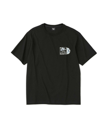バイニルグラフィックTシャツ_BLACK