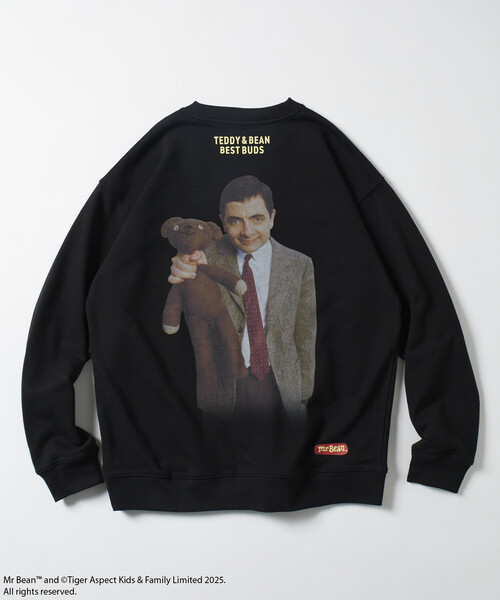 セール】Mr. Bean/ミスタービーン Back Print Sweat /Teddy & Bean