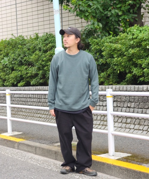 NO NEED(ノーニード)の「裏起毛プルオーバー(Tシャツ/カットソー・メンズ・ブルー/グリーン/ベージュ/ネイビー・S/M/LL/L)」の20枚目の写真