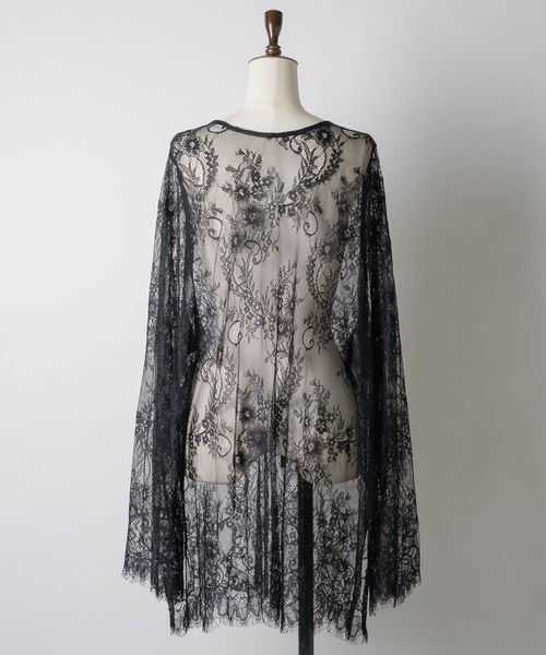 2WAY総レースVネックオーバーTOPS（シャツ/ブラウス）｜LA BELLE ETUDE