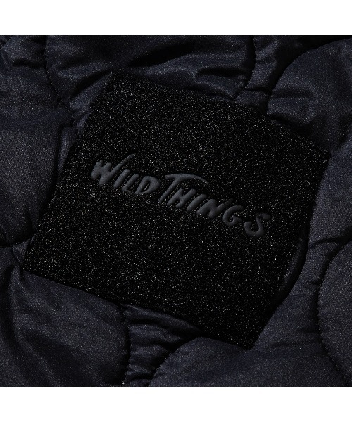 WILD THINGS(ワイルドシングス)の「WILD THINGS WILD THINGS x Kinetics “QUILTED HAPPY JACKET”(ワイルドシングス ワイルドシングス × キネティクス “キルテッド ハッピー ジャケット”)(ナイロンジャケット・メンズ・ブラック/グレー系・MEDIUM/LARGE/SMALL/X-LARGE)」の8枚目の写真