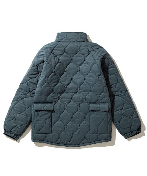 WILD THINGS(ワイルドシングス)の「WILD THINGS WILD THINGS x Kinetics “QUILTED HAPPY JACKET”(ワイルドシングス ワイルドシングス × キネティクス “キルテッド ハッピー ジャケット”)(ナイロンジャケット・メンズ・ブラック/グレー系・MEDIUM/LARGE/SMALL/X-LARGE)」の10枚目の写真