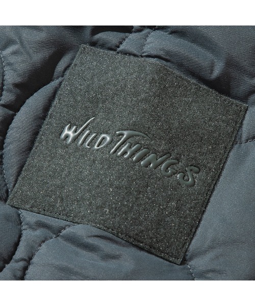 WILD THINGS(ワイルドシングス)の「WILD THINGS WILD THINGS x Kinetics “QUILTED HAPPY JACKET”(ワイルドシングス ワイルドシングス × キネティクス “キルテッド ハッピー ジャケット”)(ナイロンジャケット・メンズ・ブラック/グレー系・MEDIUM/LARGE/SMALL/X-LARGE)」の14枚目の写真