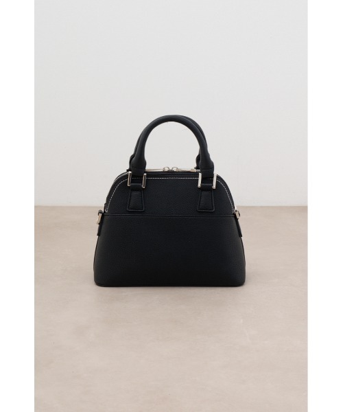 ブラックレザー ハンドバッグ ダブルジッパー ダブルジッパーハンドバッグ（ハンドバッグ）｜AZUL BY MOUSSY