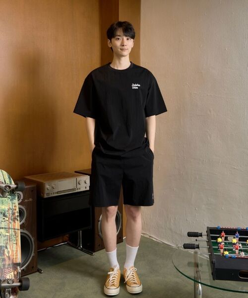 DOLPHIN WAVE APPAREL（ドルフィンウェーブアパレル）の「ドルフィンストレッチウーブン半袖Tシャツブラック（Tシャツ/カットソー・メンズ・その他・MEDIUM/LARGE/X-LARGE）」の4枚目の写真
