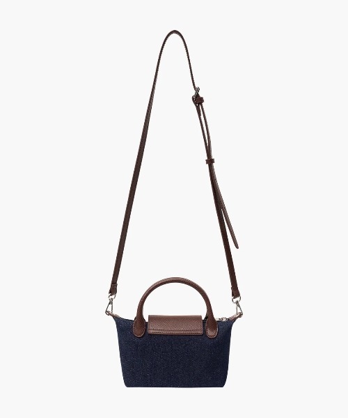 MARITHE + FRANCOIS GIRBAUD（マリテフランソワジルボー）の「CIRCLE LOGO MINI TOTE BAG（トートバッグ・レディース・インディゴブルー/Black/ライトベージュ・フリー）」の8枚目の写真