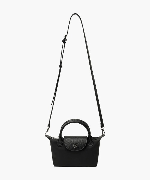 MARITHE + FRANCOIS GIRBAUD（マリテフランソワジルボー）の「CIRCLE LOGO MINI TOTE BAG（トートバッグ・レディース・インディゴブルー/Black/ライトベージュ・フリー）」の14枚目の写真