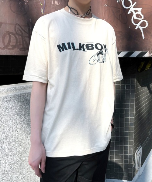 MILKBOY(ミルクボーイ)の「SO WHAT Tシャツ(Tシャツ/カットソー・メンズ・B/A/C・L/S)」の2枚目の写真