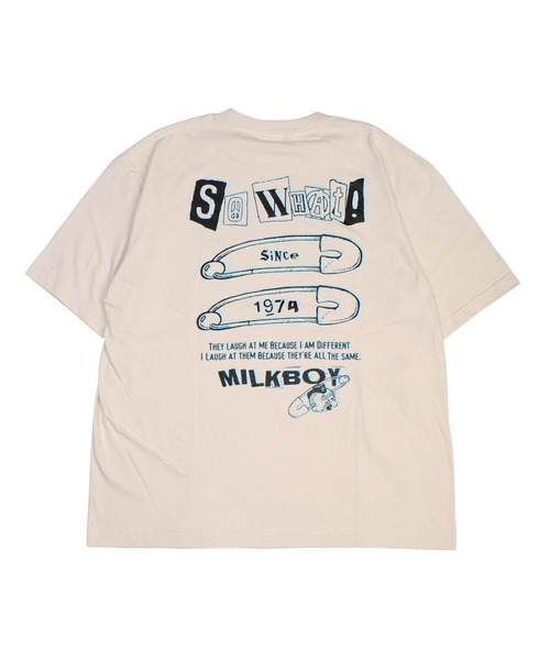 MILKBOY(ミルクボーイ)の「SO WHAT Tシャツ(Tシャツ/カットソー・メンズ・B/A/C・L/S)」の6枚目の写真