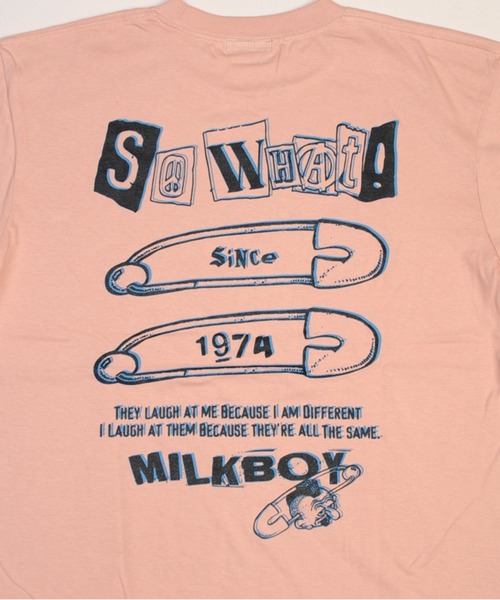 MILKBOY(ミルクボーイ)の「SO WHAT Tシャツ(Tシャツ/カットソー・メンズ・B/A/C・L/S)」の15枚目の写真