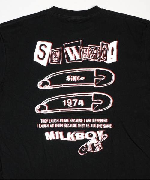 MILKBOY(ミルクボーイ)の「SO WHAT Tシャツ(Tシャツ/カットソー・メンズ・B/A/C・L/S)」の17枚目の写真